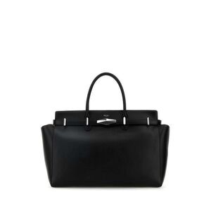 JIMMY CHOO Diamond Belted Top Handle Bag Women BLACK Handbags